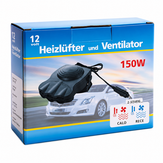 Calefactor y Ventilador Para Auto 12v