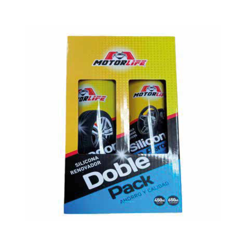 Pack Silicona + Renovador Motorlife
