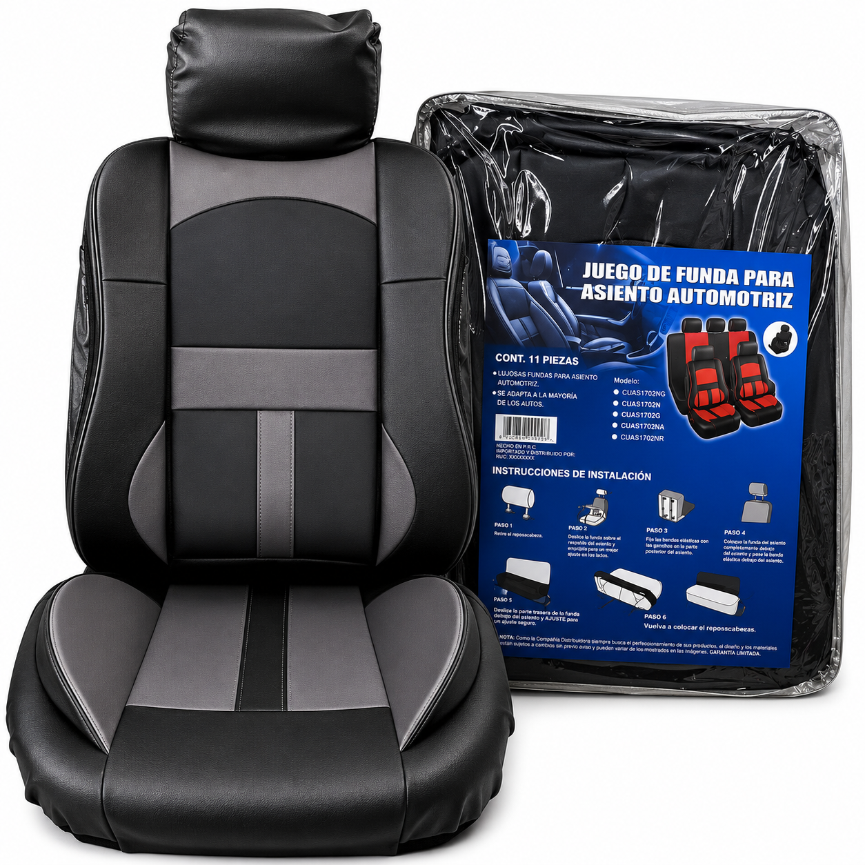 Funda Para Camioneta Negro - Gris