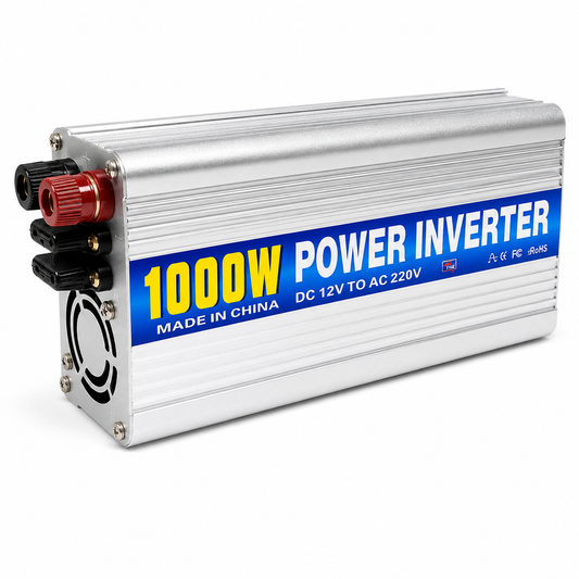Inversor de Voltaje 12V con USB 1,000W