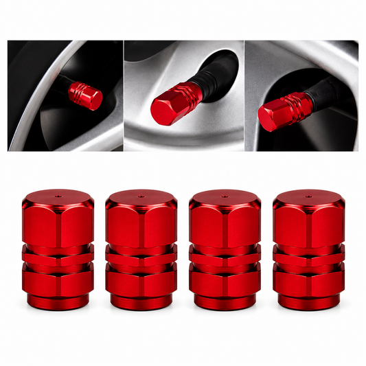 tapa valvula set 4 Rojo