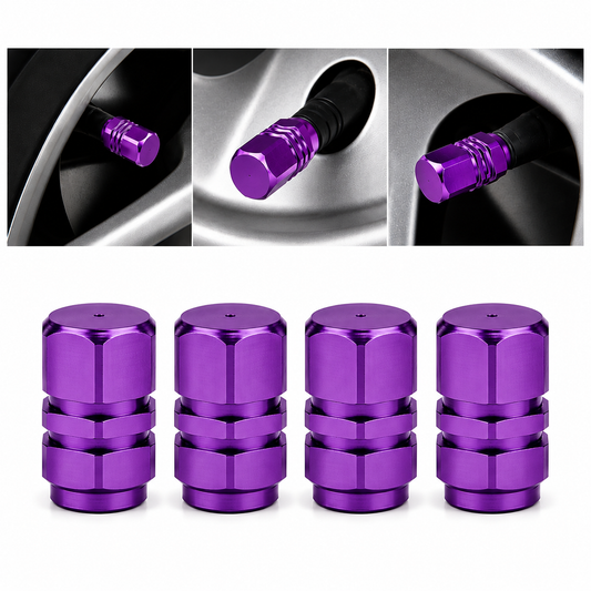 tapa valvula SET 4 Lila