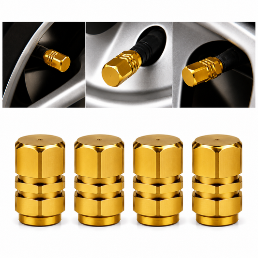 tapa valvula set 4 Dorado