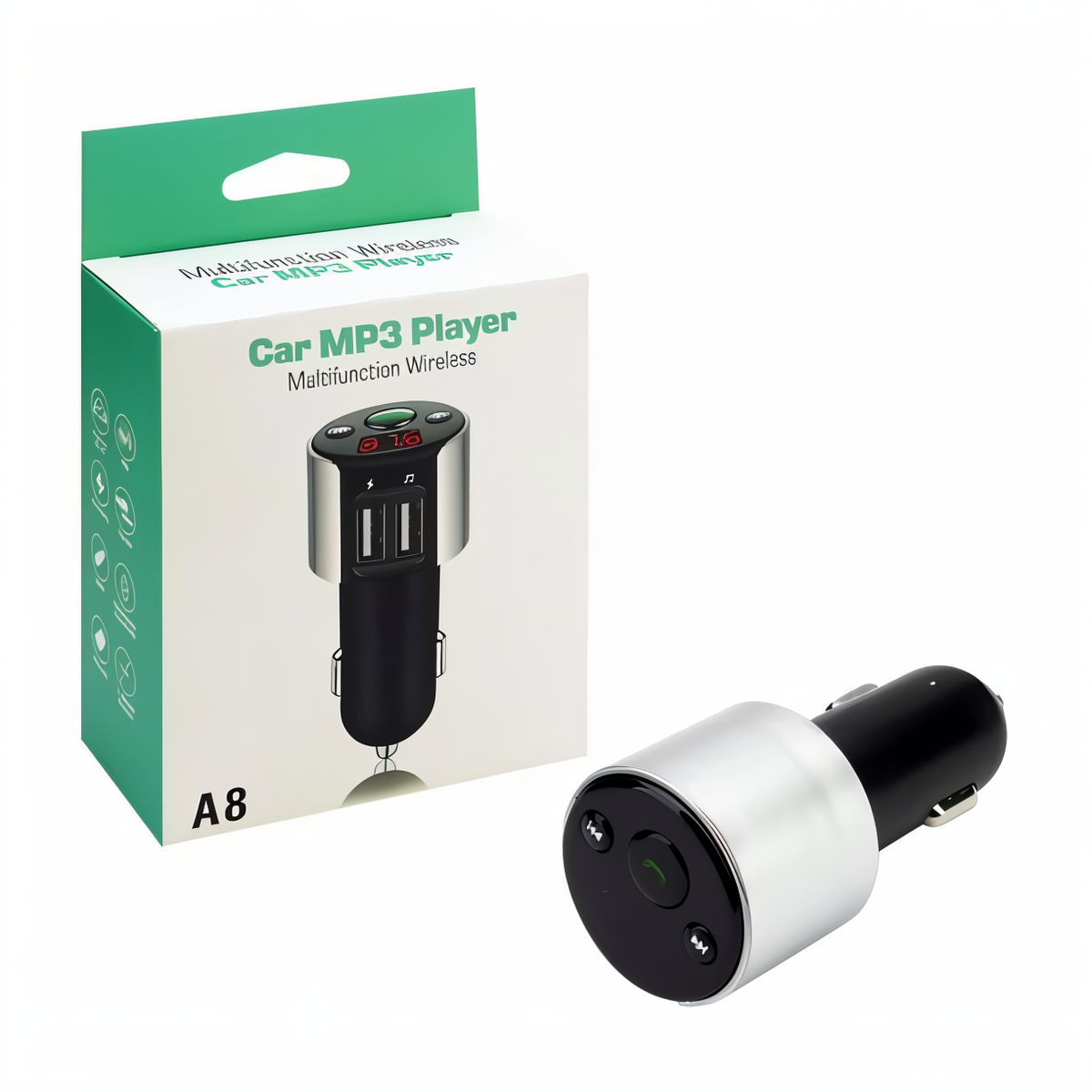 Transmisor Bluetooth FM Modelo A8