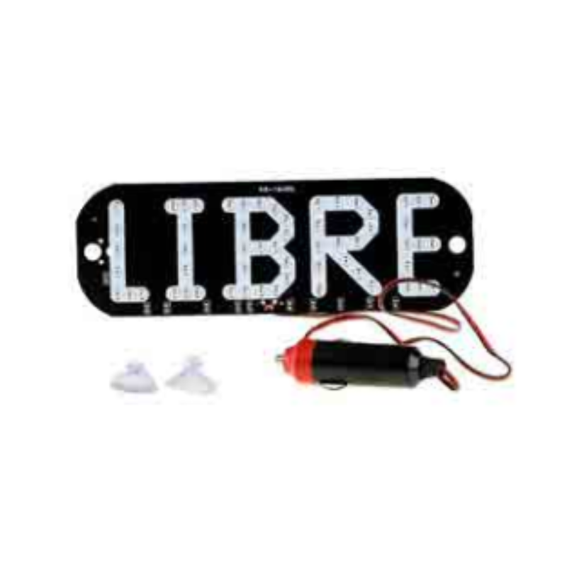 Luz Para Taxi / Libre Rojo