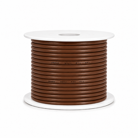 carrete 14ga colores Café