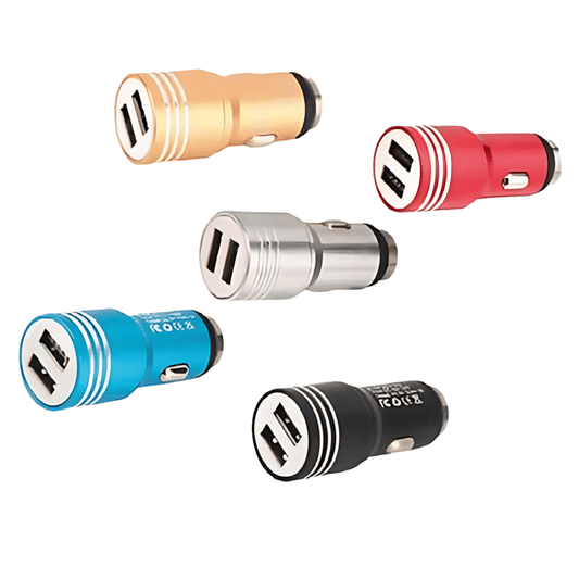 Cargador con 2 Puertos USB Negro