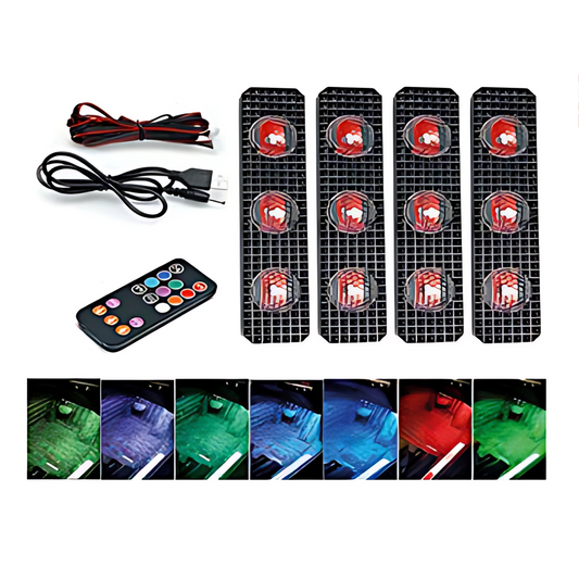 Set 4 Bloques LED RGB Flexible