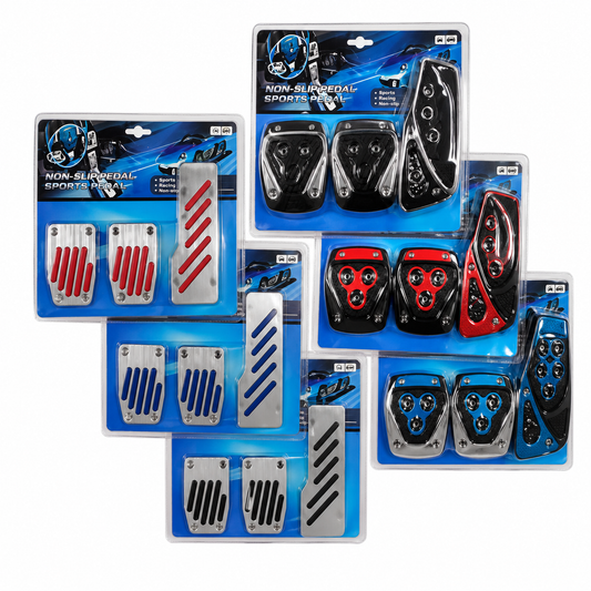 pedalera plasticas rojo