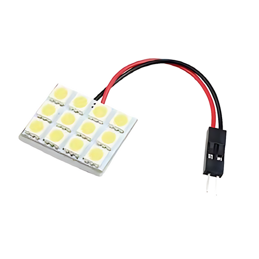 Panel Luces LED 5050 Interior 12 Leds Color Blanco