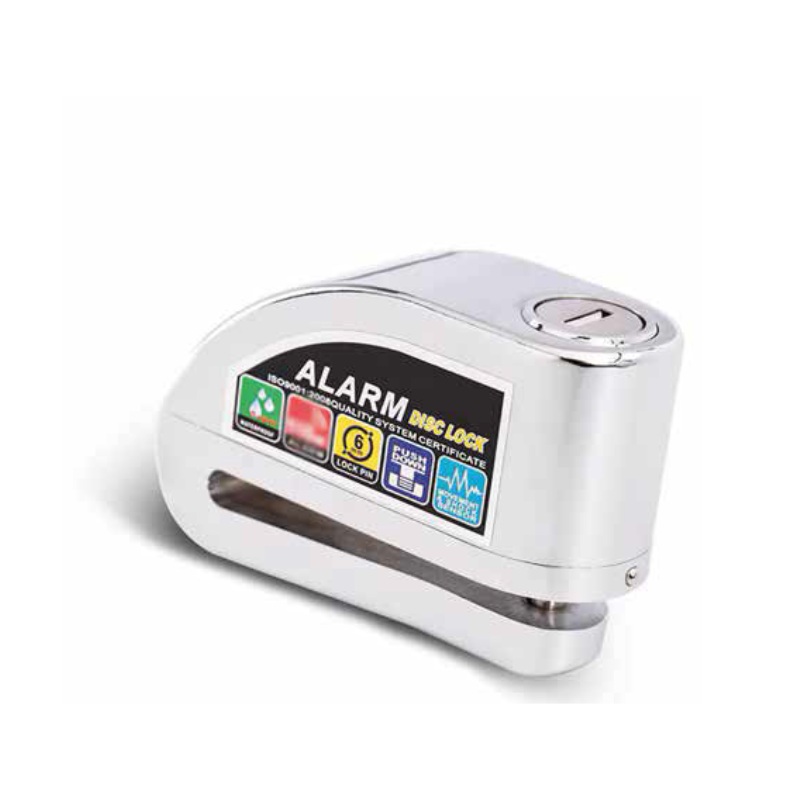 Candado con alarma para motos