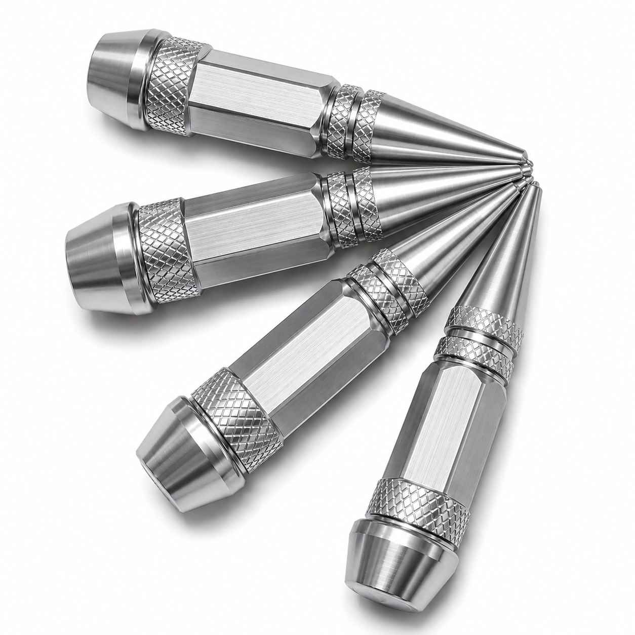 tapa valvula set 4 punta , PLATA