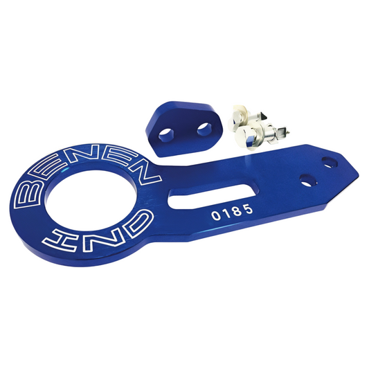 Gancho de remolque trasero tuning Azul