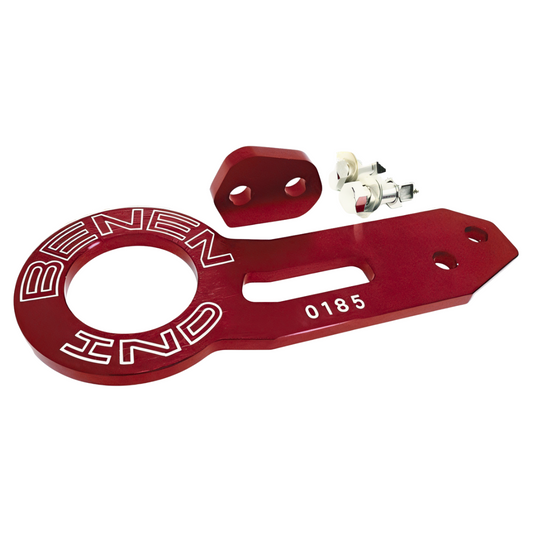 Gancho de remolque trasero tuning Rojo