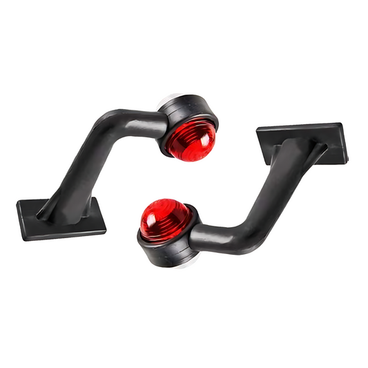 Faro Lateral Rojo + Ámbar 12-24 V Derecho