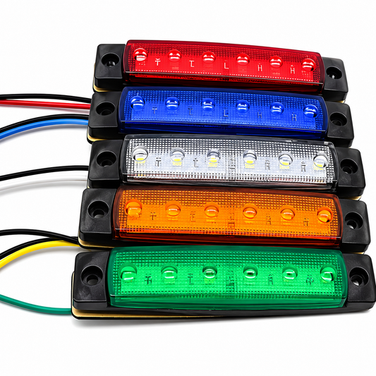 Indicadores de 6 LEDs Color Rojo
