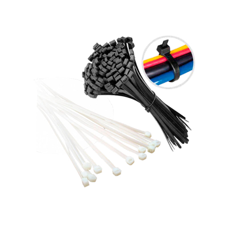 AMARRES PLASTICOS 100 UNID 3,6X280 BLANCO