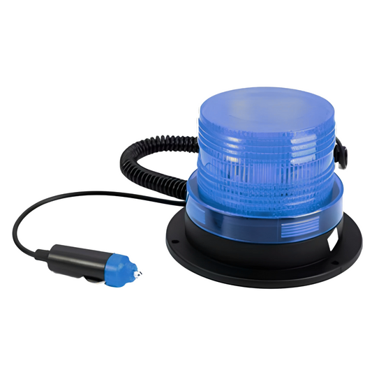 Luz de Advertencia Multivoltaje Color Azul