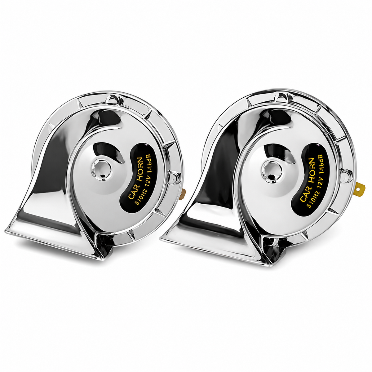 Bocina Caracol Super Ruidosas Color Plata