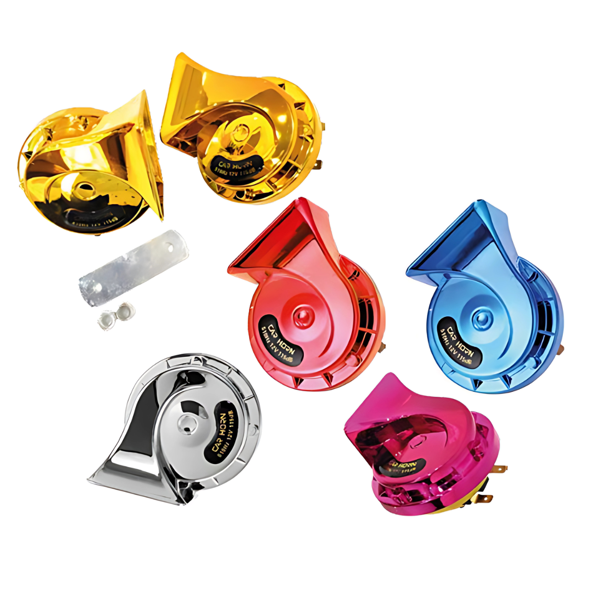 Bocina Caracol Super Ruidosas Color Rojo