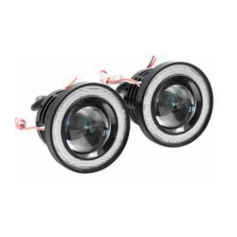 Neblinero ojo de angel BLANCO 76mm 12v