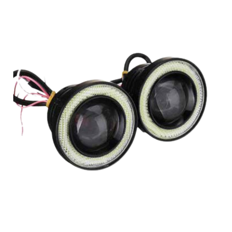 Neblinero ojo de angel BLANCO 89mm 12v