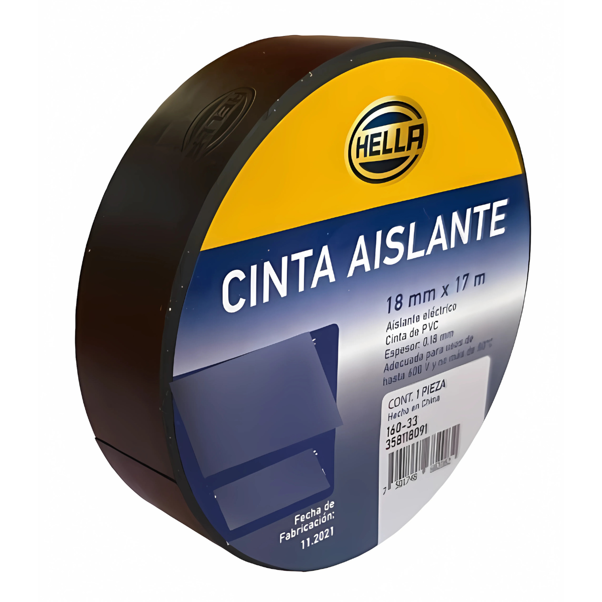 CINTA AISLANTE VINILICA 19MM X9MTS NEGRA