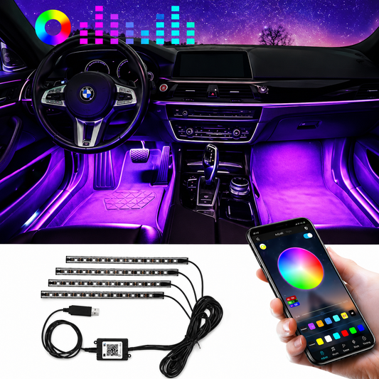 Luces Para Interior del Auto 4 Piezas de 48 LEDs