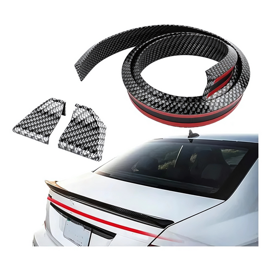 Nueva Moldurao Spoiler Samurai para autos Negro
