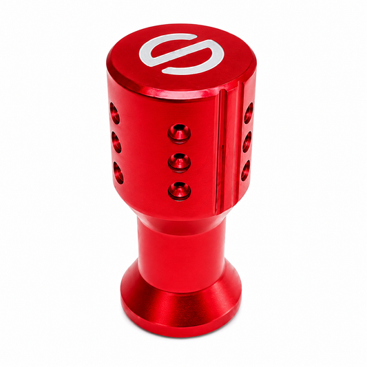 Pomo Carbono sin Marca de Cambios Rojo