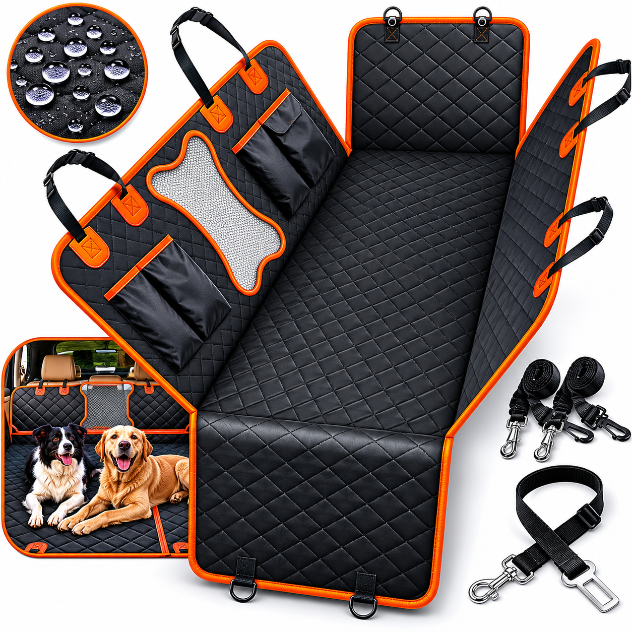 Funda Asiento Trasero Para Mascotas