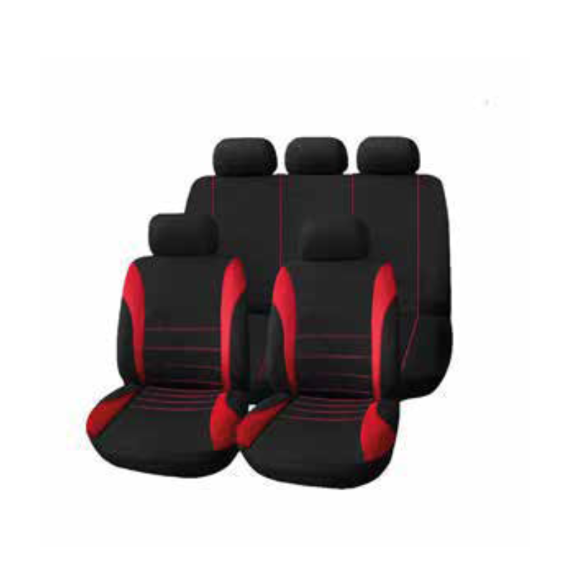funda asiento genero negro/rojo