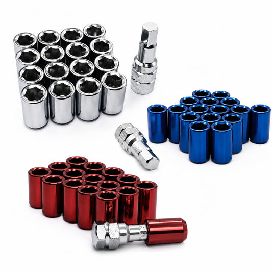 Tuercas de Seguridad 16 + 1,  12 mm x 1,25 Azul