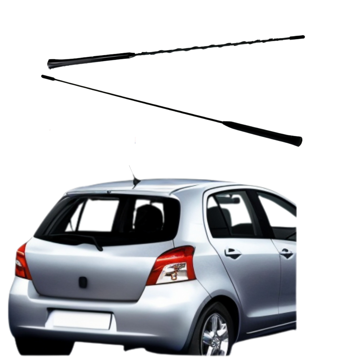 Antena Lisa de 40 cm con Adaptadores