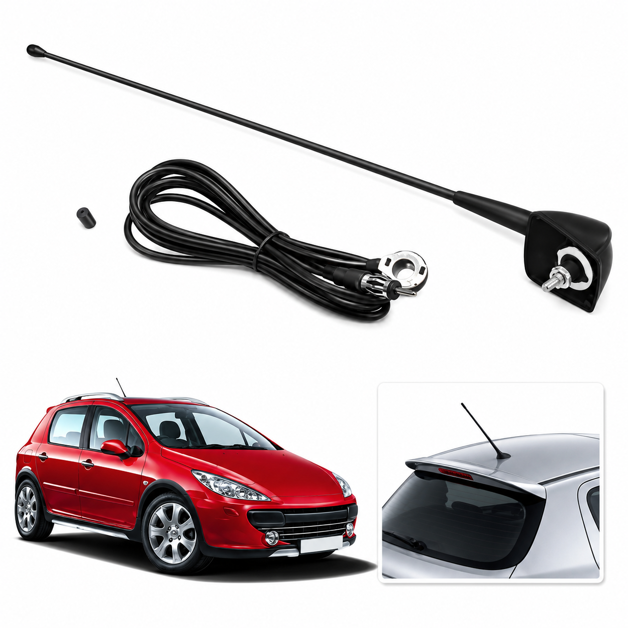 Antena con Base de 85 cm
