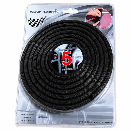 Goma para puerta NEGRA 5,2mts