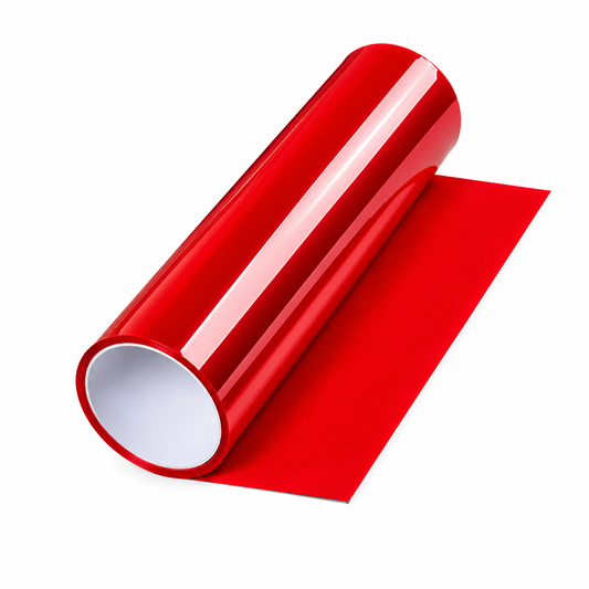 Rollo de Vinilo de 10m x 0.3m Color Rojo