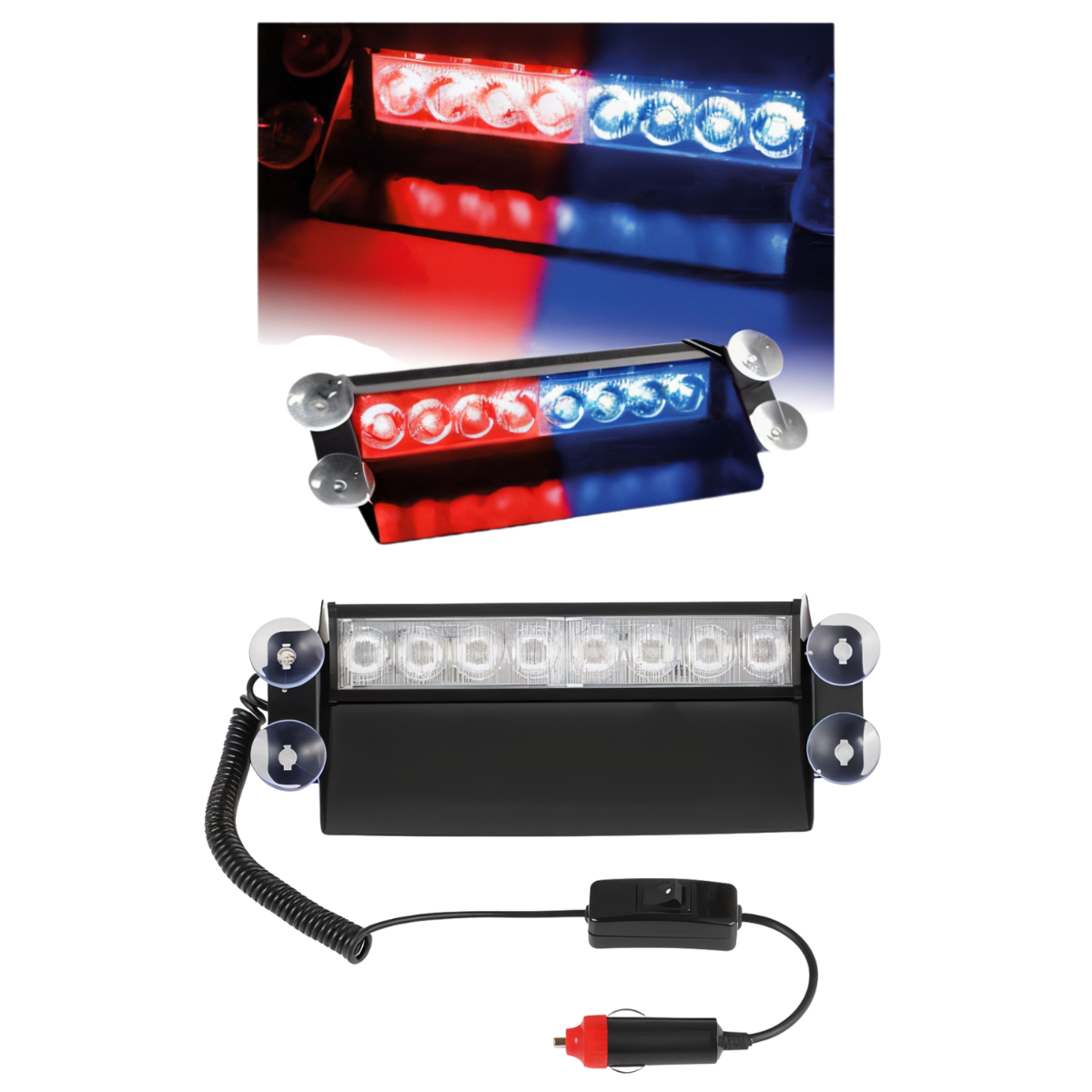 Foco LED de Emergencia Color Azul