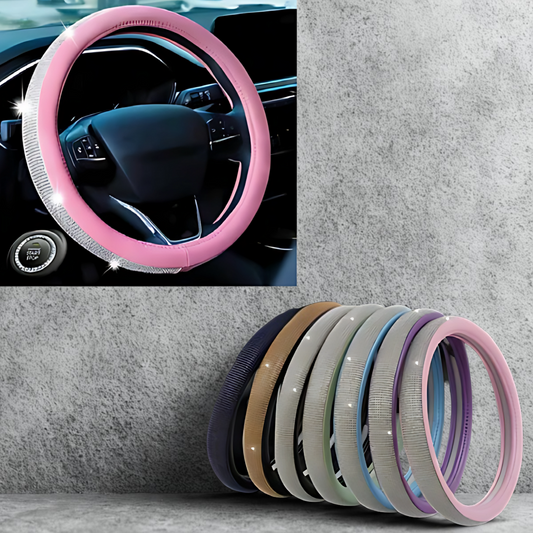 Cubre Volante con Cristal Negro + Borde Negro