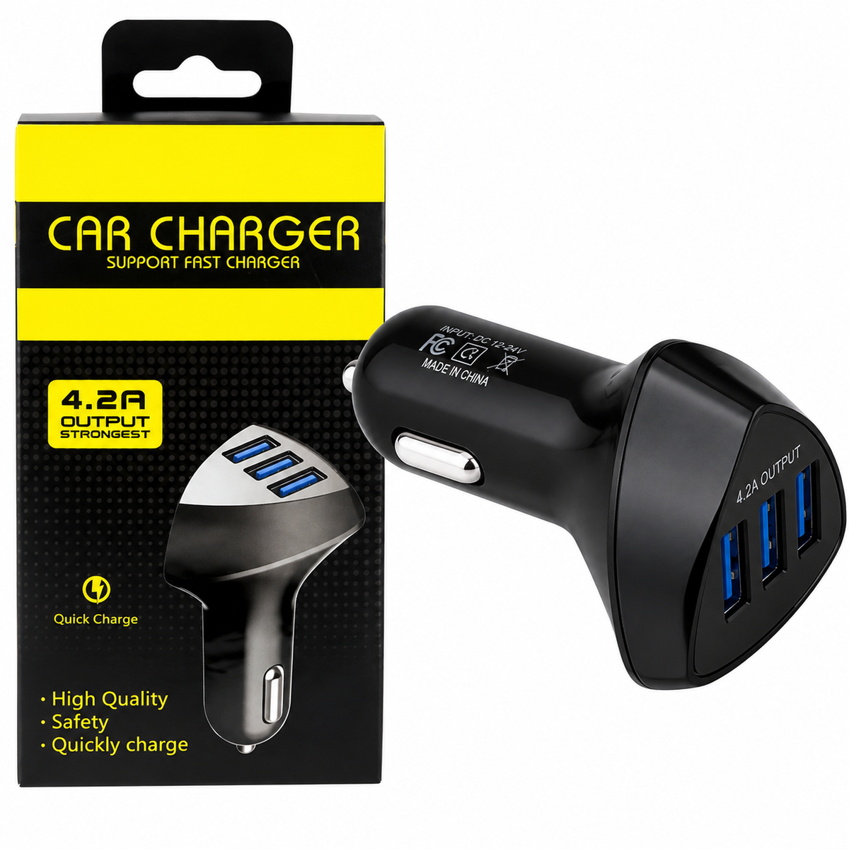 Conector Puerto USB Triple con Antideslizante