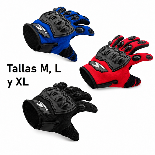 Guantes de Tela Tahichi Talla XL Color Rojo