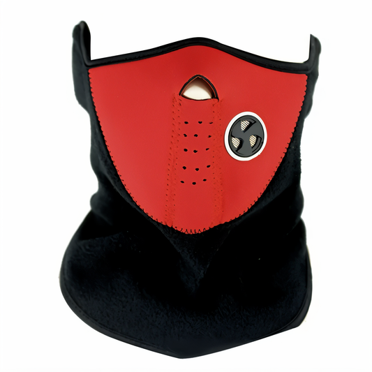 Mascara Polar con Neopreno Color Rojo