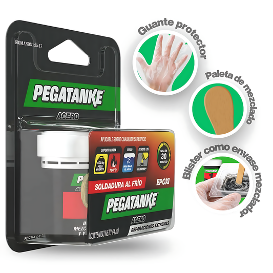 Pegatanke Epóxico Acero 44ML